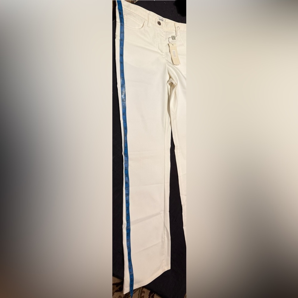 ❤️ NWT ARMANI COLLEZIONI Women’s White Straight-Leg Pants. Size:6 - Picture 11 of 16